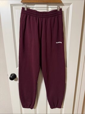 TALENTLESS Maroon Track Joggers